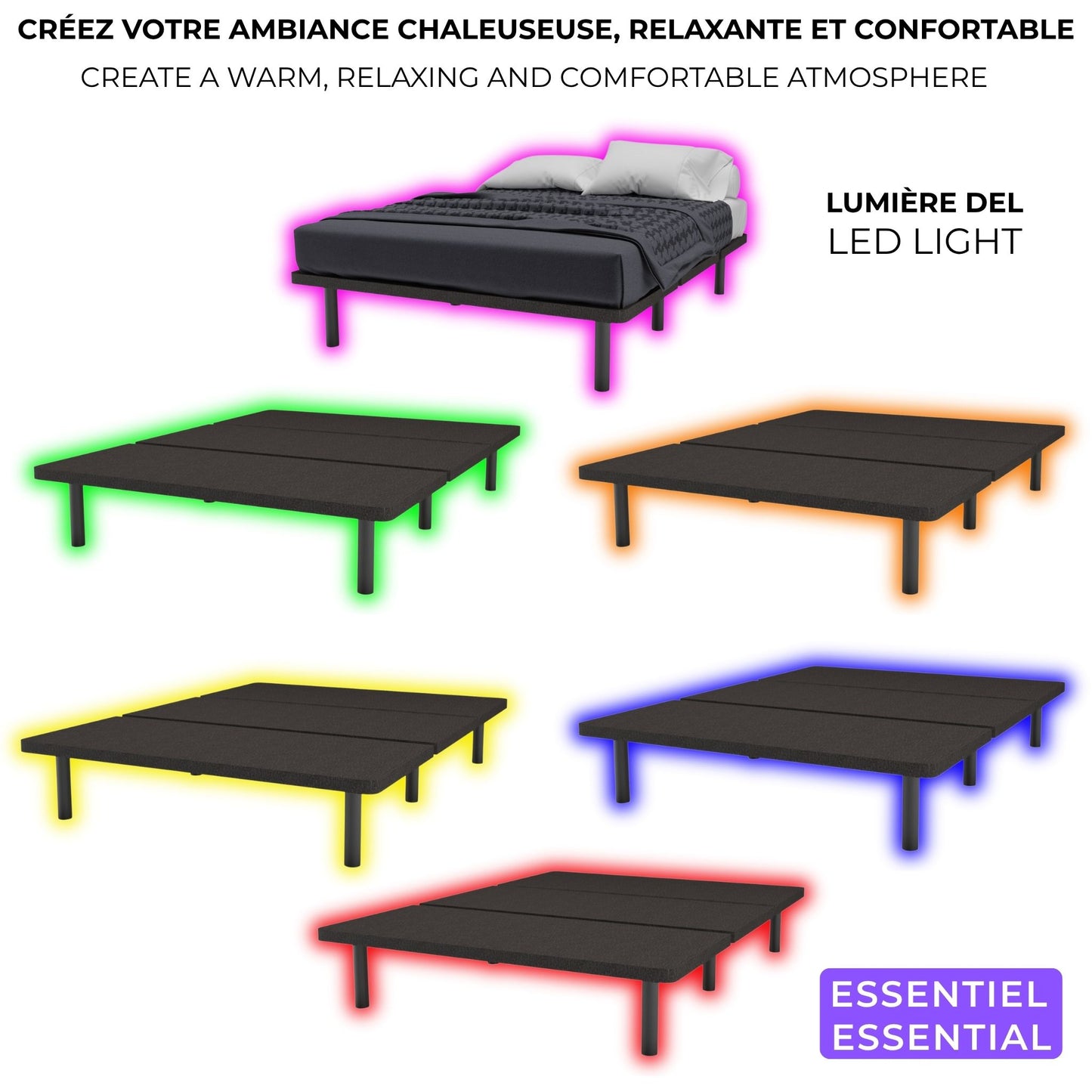 Base de cama de plataforma SmartBed Esencial