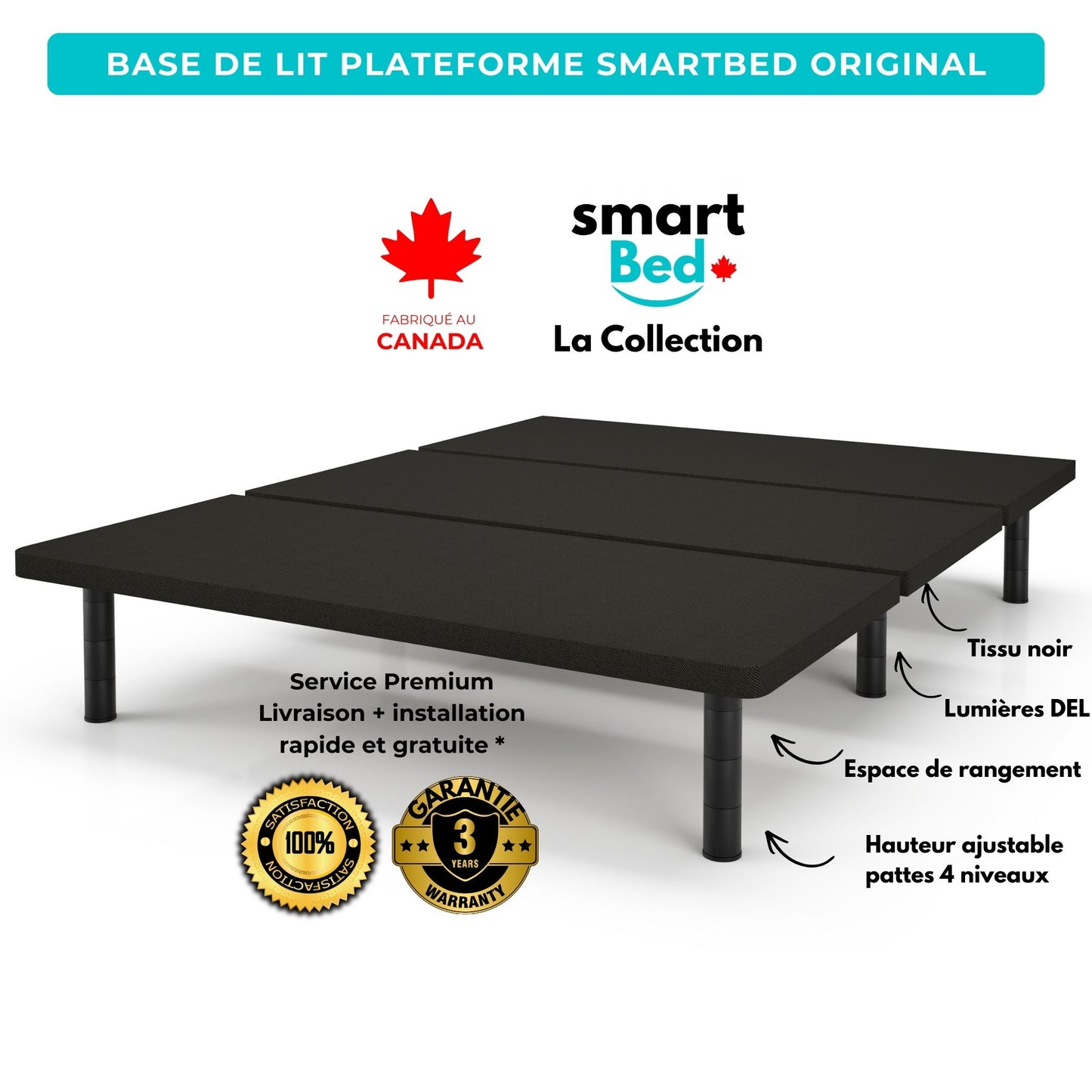 Base de cama de plataforma SmartBed Original