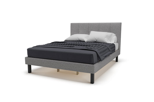 Lit rembourré smart. Tête de lit Moon